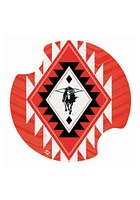 Texas Tech Red Raiders Aztec 2 Pack Car Coaster - Red