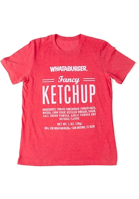 RALLY Red Fancy Ketchup Short Sleeve Fashion T Shirt