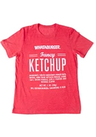 RALLY Red Fancy Ketchup Short Sleeve Fashion T Shirt