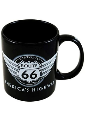 Missouri Route 66 Black Wrap Ceramic Mug - Black