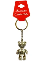 St Louis Silver Bear Keychain - Silver