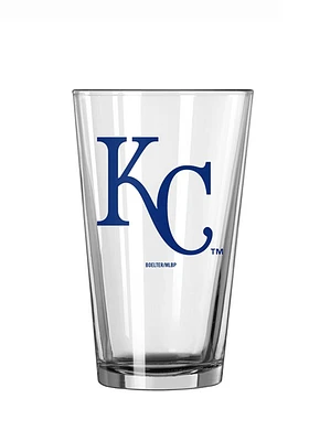 Kansas City Royals KC Logo Pint Glass - Blue