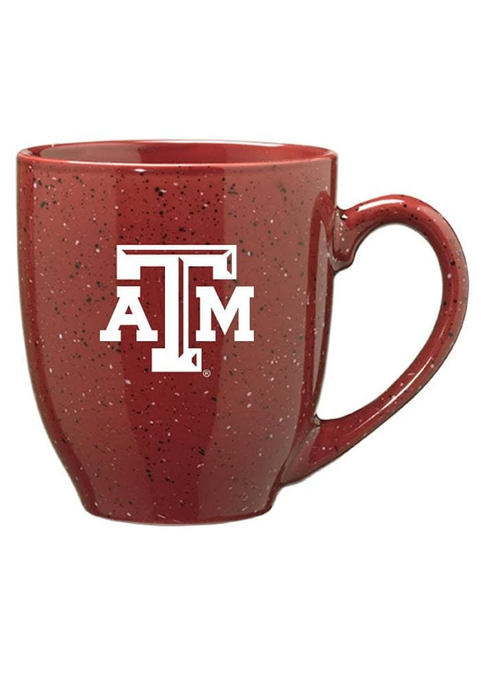 Texas A&M Aggies 16oz Speckled Ceramic Mug - Burgundy