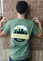 Uscape Indianapolis Green Scenic Circle Short Sleeve T Shirt