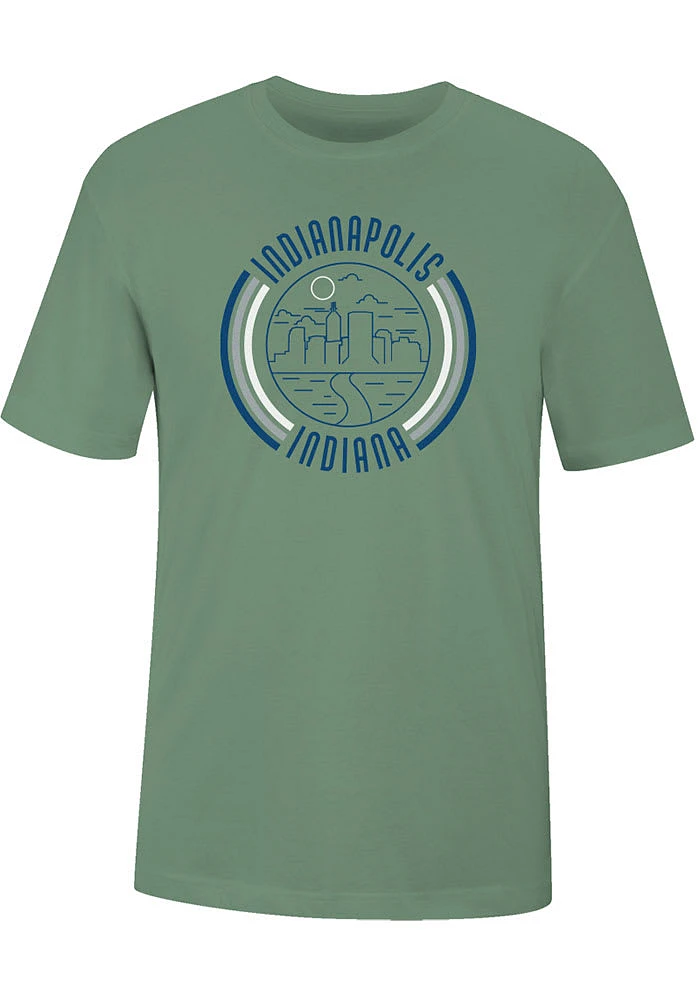 Uscape Indianapolis Green 90s Flyer Short Sleeve T Shirt