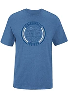 Uscape Indianapolis Light Blue 90s Flyer Short Sleeve T Shirt