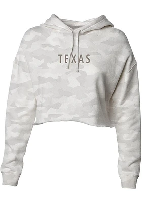 Uscape Texas Womens Green Wordmark Hooded Sweatshirt