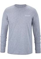 Uscape Michigan State Spartans Grey Retro Sky Long Sleeve T Shirt