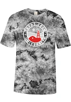 Uscape Texas Tech Red Raiders Black Crystal Tie Dye Short Sleeve T Shirt