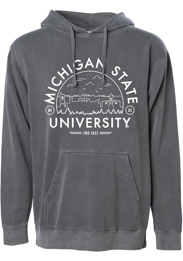Uscape Michigan State Spartans Mens Black Voyager Fashion Hood