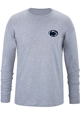 Uscape Penn State Nittany Lions Grey Retro Sky Long Sleeve T Shirt