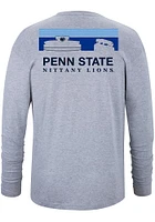 Uscape Penn State Nittany Lions Grey Retro Sky Long Sleeve T Shirt