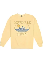 Uscape Louisville Mens Yellow Hertiage Long Sleeve Crew Sweatshirt