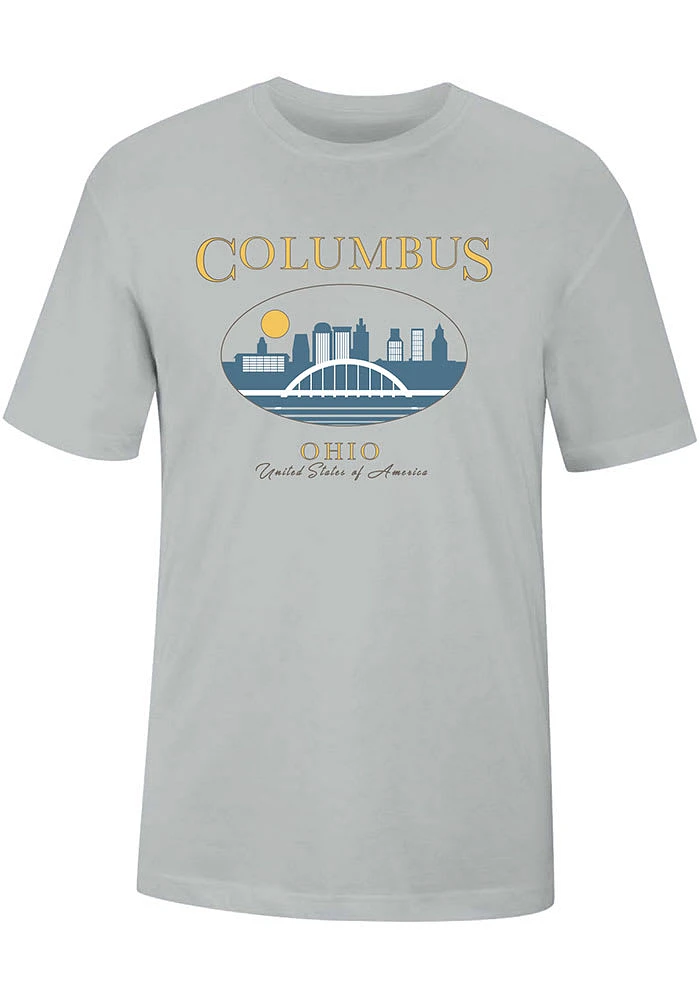 Uscape Columbus Silver Hertiage Short Sleeve T Shirt