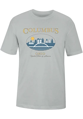 Uscape Columbus Silver Hertiage Short Sleeve T Shirt