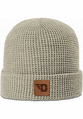 Uscape Dayton Flyers Tan Waffle Knit Beanie Mens Knit Hat