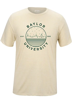 Uscape Baylor Bears White Starry Skyline Short Sleeve Fashion T Shirt