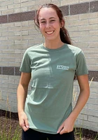 Uscape Detroit Green Scenic Circle Short Sleeve T Shirt