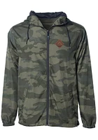 Uscape Kansas City Mens Green Diamond Leather Patch Light Weight Jacket