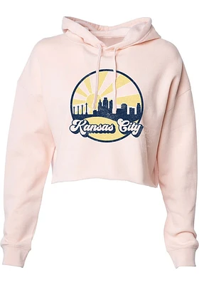 Uscape Kansas City Womens Pink Far Out Hooded Sweatshirt