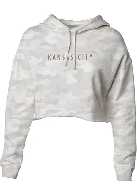 Uscape Kansas City Womens Green Wordmark Hooded Sweatshirt