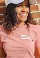 Uscape Philadelphia Pink Scenic Circle Short Sleeve T Shirt
