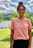 Uscape Pittsburgh Pink Scenic Circle Short Sleeve T Shirt