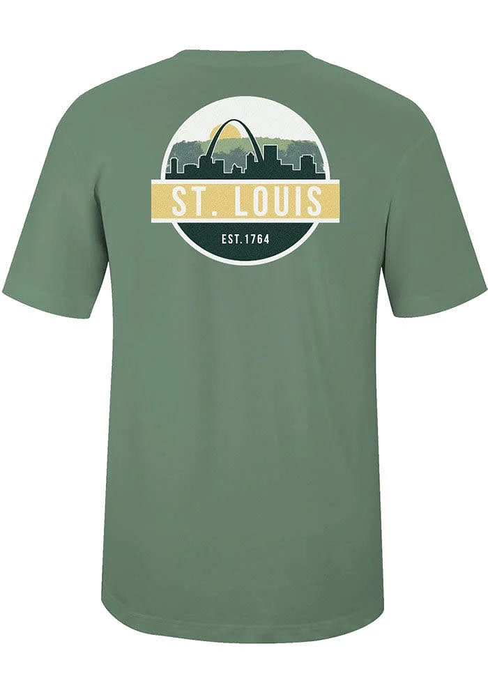 Uscape St Louis Green Scenic Circle Short Sleeve T Shirt