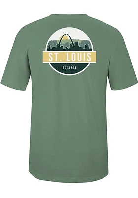 Uscape St Louis Green Scenic Circle Short Sleeve T Shirt