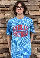 Uscape Philadelphia Blue Funky Circle Short Sleeve T Shirt