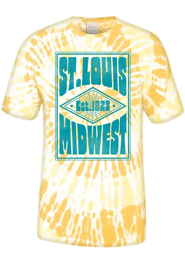 Uscape St Louis Gold Poster Short Sleeve T Shirt