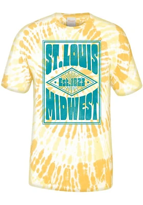 Uscape St Louis Gold Poster Short Sleeve T Shirt