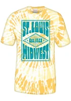 Uscape St Louis Gold Poster Short Sleeve T Shirt