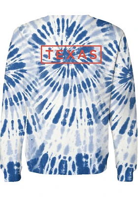 Uscape Texas Mens Blue Simple Boxy Long Sleeve Crew Sweatshirt