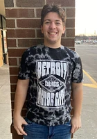 Uscape Detroit Black Poster Short Sleeve T Shirt
