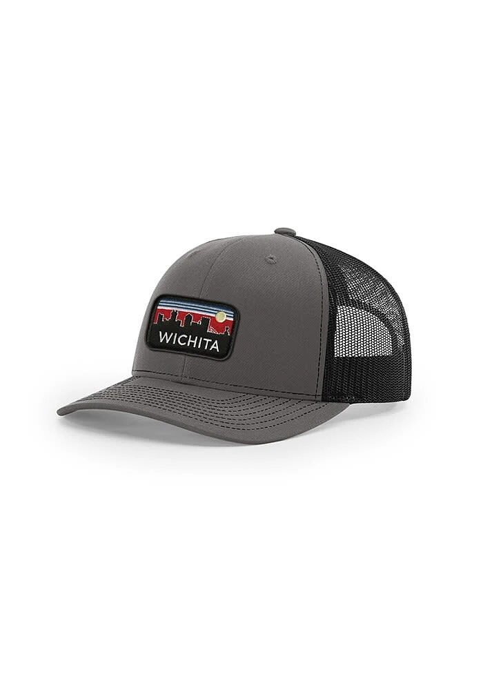 Uscape Wichita 2T Retro Skyline 112 Trucker Adjustable Hat - Charcoal