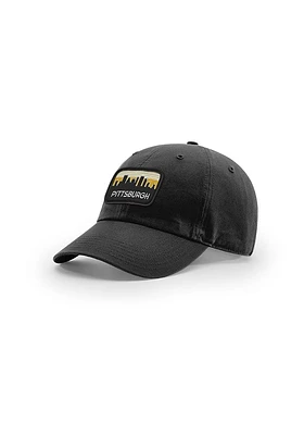 Uscape Pittsburgh Retro Sky Vintage Dad Adjustable Hat - Black