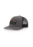 Uscape Cleveland 2T Retro Skyline 112 Trucker Adjustable Hat - Charcoal