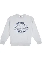 Uscape Dayton Flyers Mens Premium Heavyweight Long Sleeve Crew Sweatshirt