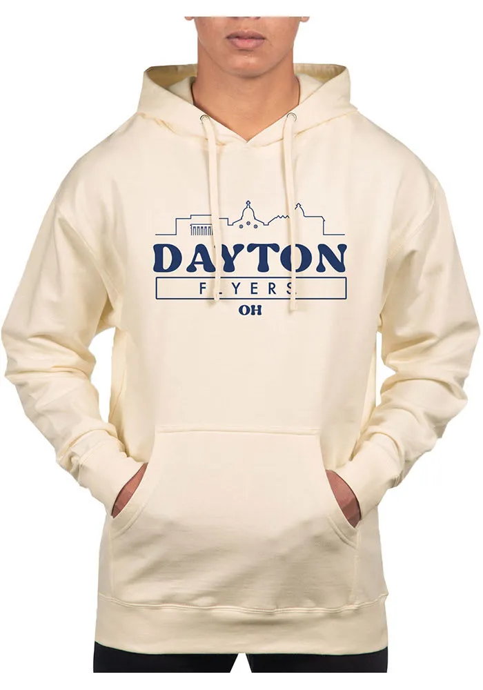 Uscape Dayton Flyers Mens White Pullover Long Sleeve Hoodie