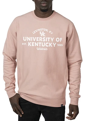 Uscape Kentucky Wildcats Mens Premium Heavyweight Long Sleeve Crew Sweatshirt