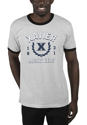 Uscape Xavier Musketeers Grey Renew Ringer Recycled Sustainable Short Sleeve T Shirt