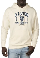 Uscape Xavier Musketeers Mens White Wilder Pullover Long Sleeve Hoodie