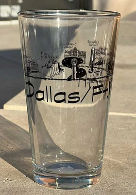 Dallas Ft Worth Dallas Icons Pint Glass