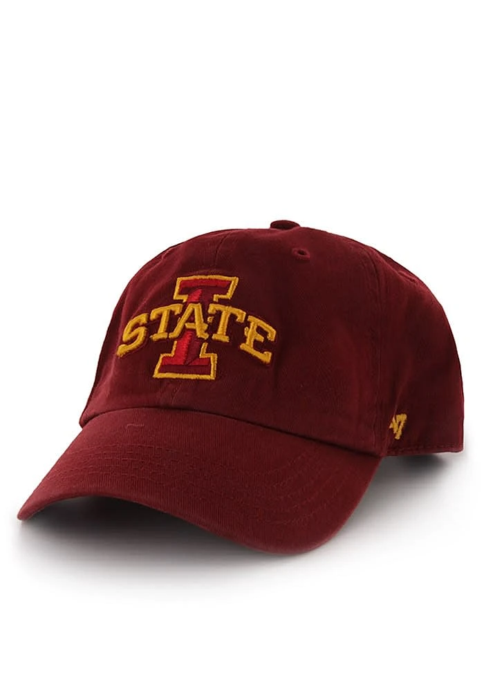 47 Iowa State Cyclones Clean Up Design Adjustable Hat - Cardinal