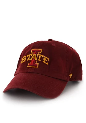 47 Iowa State Cyclones Clean Up Design Adjustable Hat - Cardinal