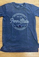 Pressbox Penn State Nittany Lions Womens Navy Blue Ella Seal Short Sleeve T-Shirt