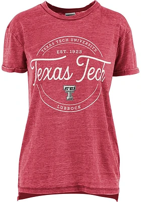 Pressbox Texas Tech Red Raiders Womens Ella Seal Short Sleeve T-Shirt