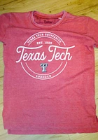 Pressbox Texas Tech Red Raiders Womens Ella Seal Short Sleeve T-Shirt