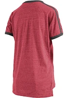 Pressbox Texas Tech Red Raiders Womens Melange Novak Ringer Short Sleeve T-Shirt